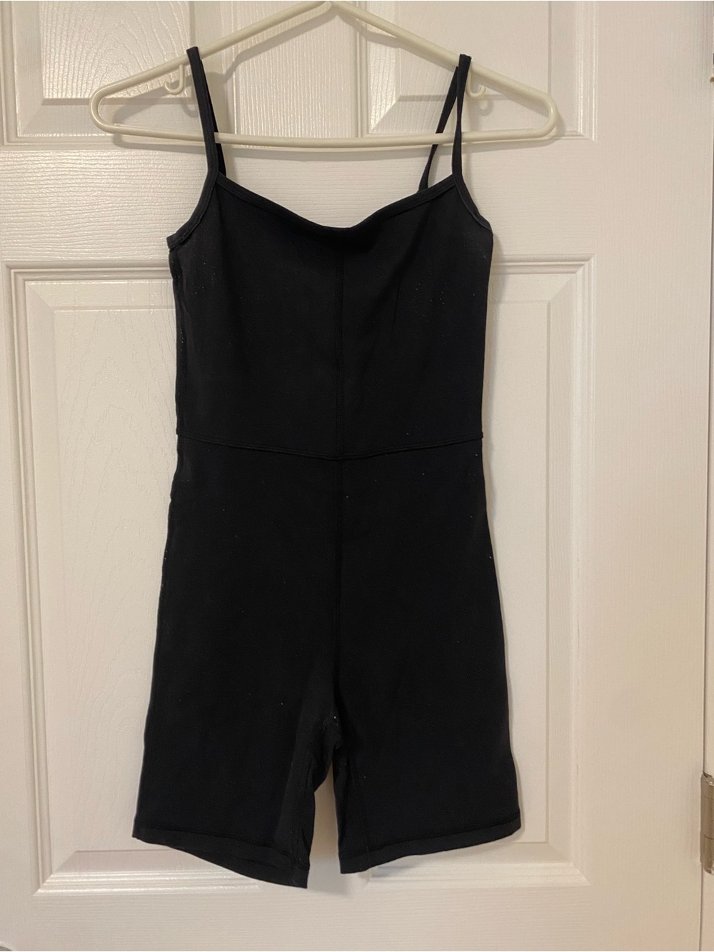 Aritzia Black Slim-Strap Black Bodysuit Romper